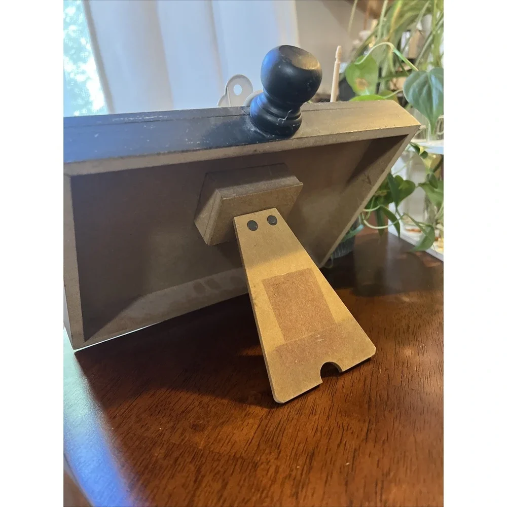 Recipe/Book/Picture Easel With White Shabby Clip  10 3/4